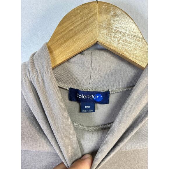 Woman's Splendor Lightweight Tan Turtleneck - Size M Layering Piece - Picture 4 of 10